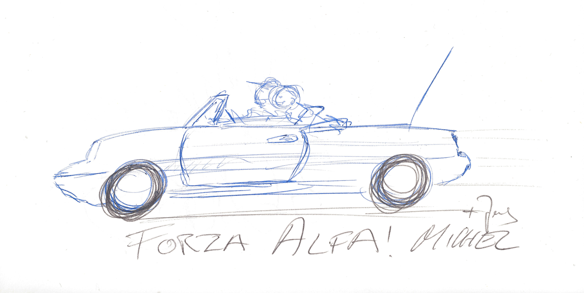 Photo of drawing Forza Alfa Romeo