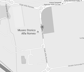Screenshot of the Google Maps map where the Museum is indicated