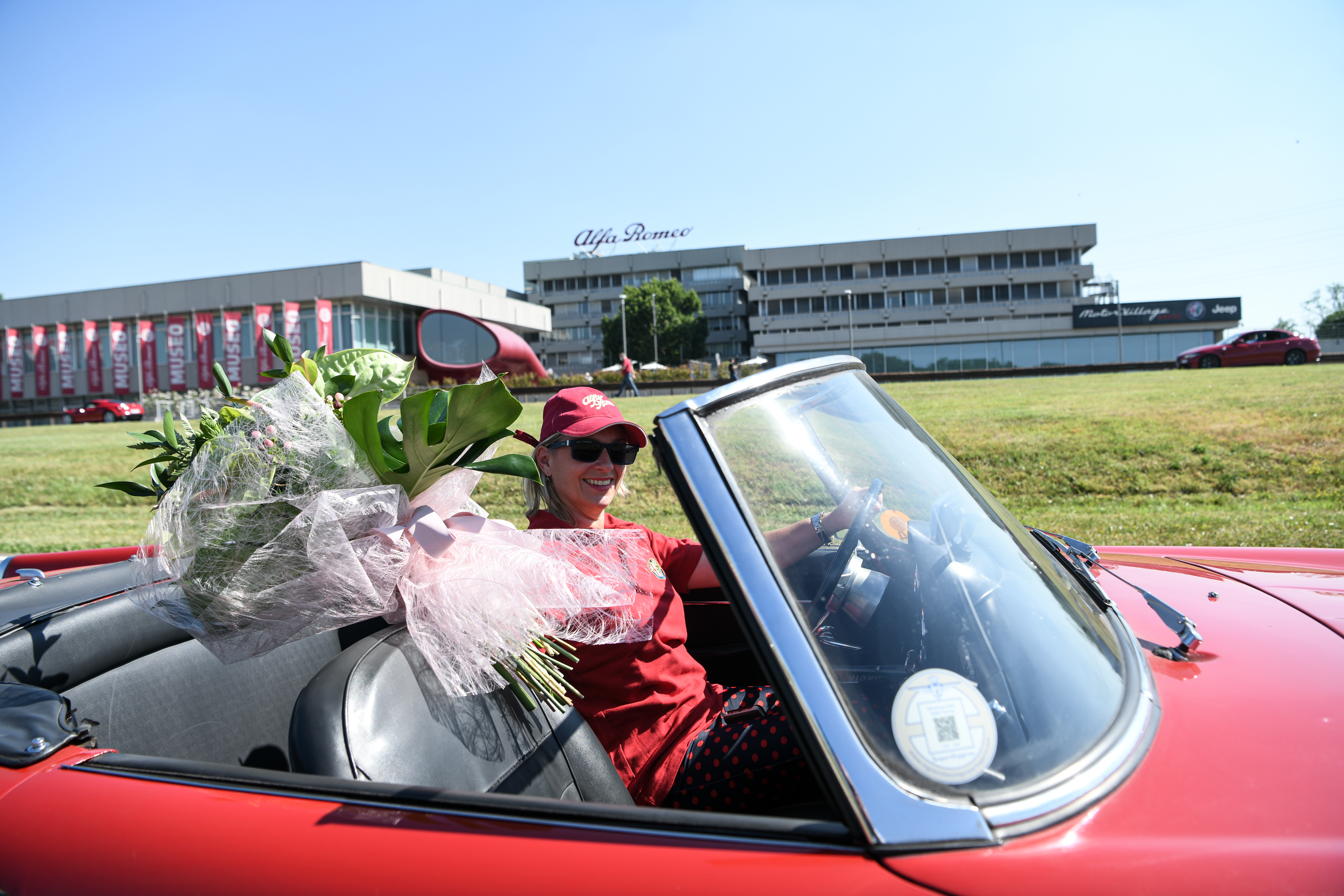 Photo of the Alfa Romeo museum museum front view