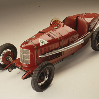 Historical photo of an Alfa Romeo single-seater