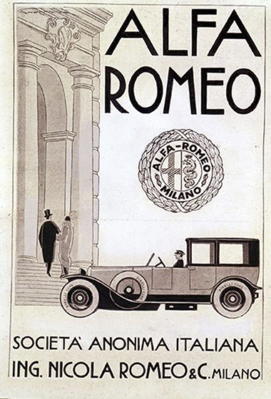 Immagine di una locandina di Alfa Romeo